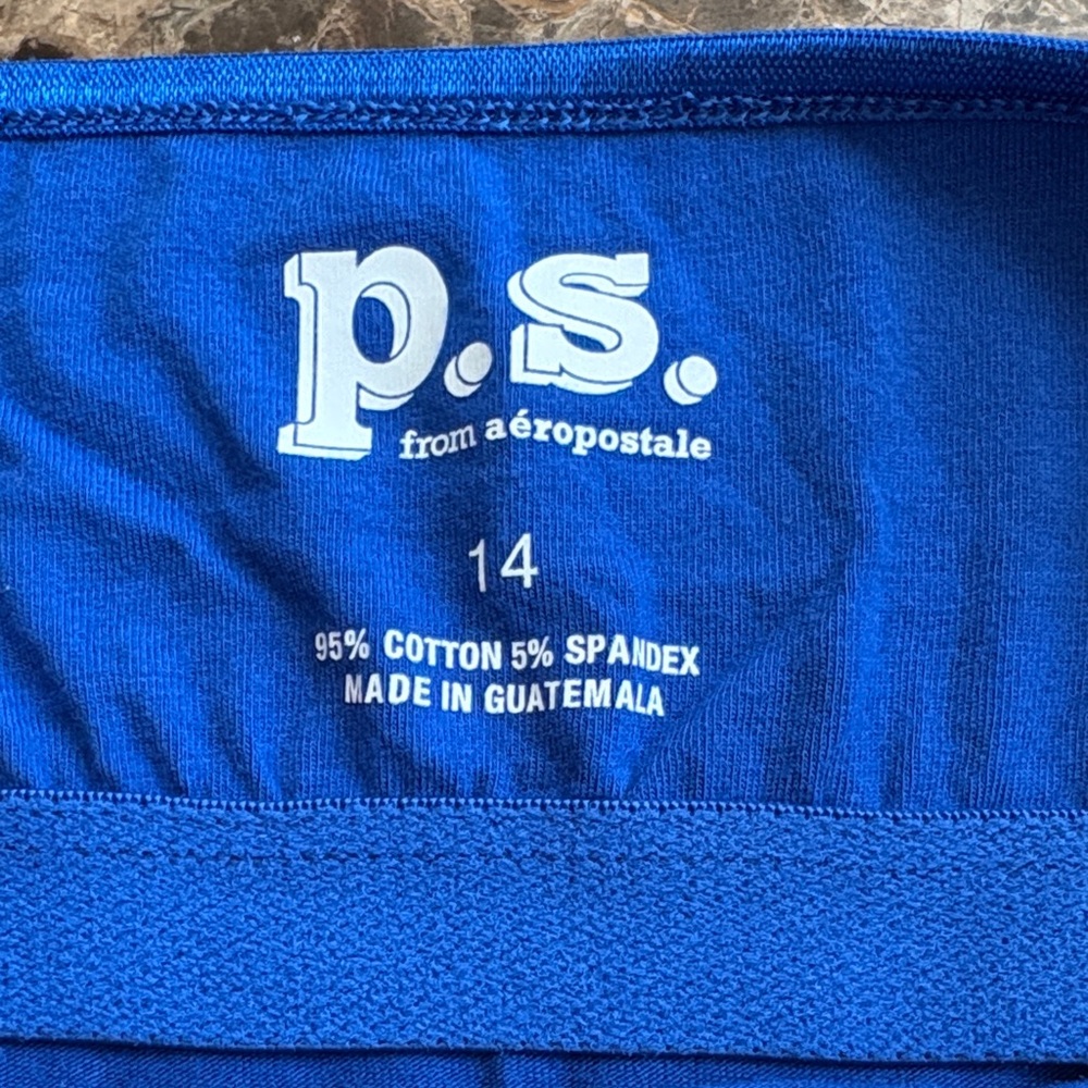 Aeropostale Blue and White Patterned Camisole - Picture 2 of 4
